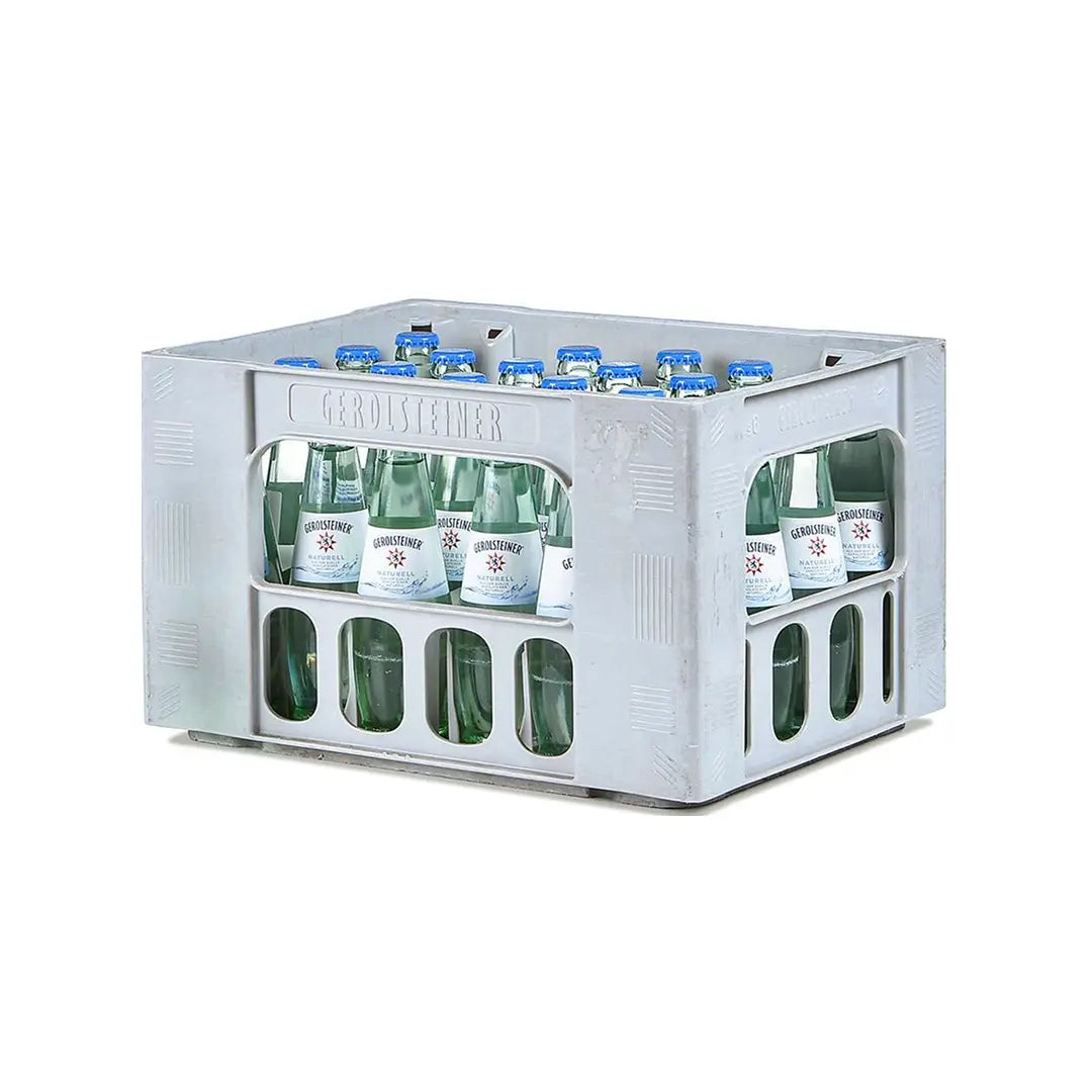Gerolsteiner Naturell 24 x 0,2 L – Stilles Mineralwasser in kleinen Glasflaschen