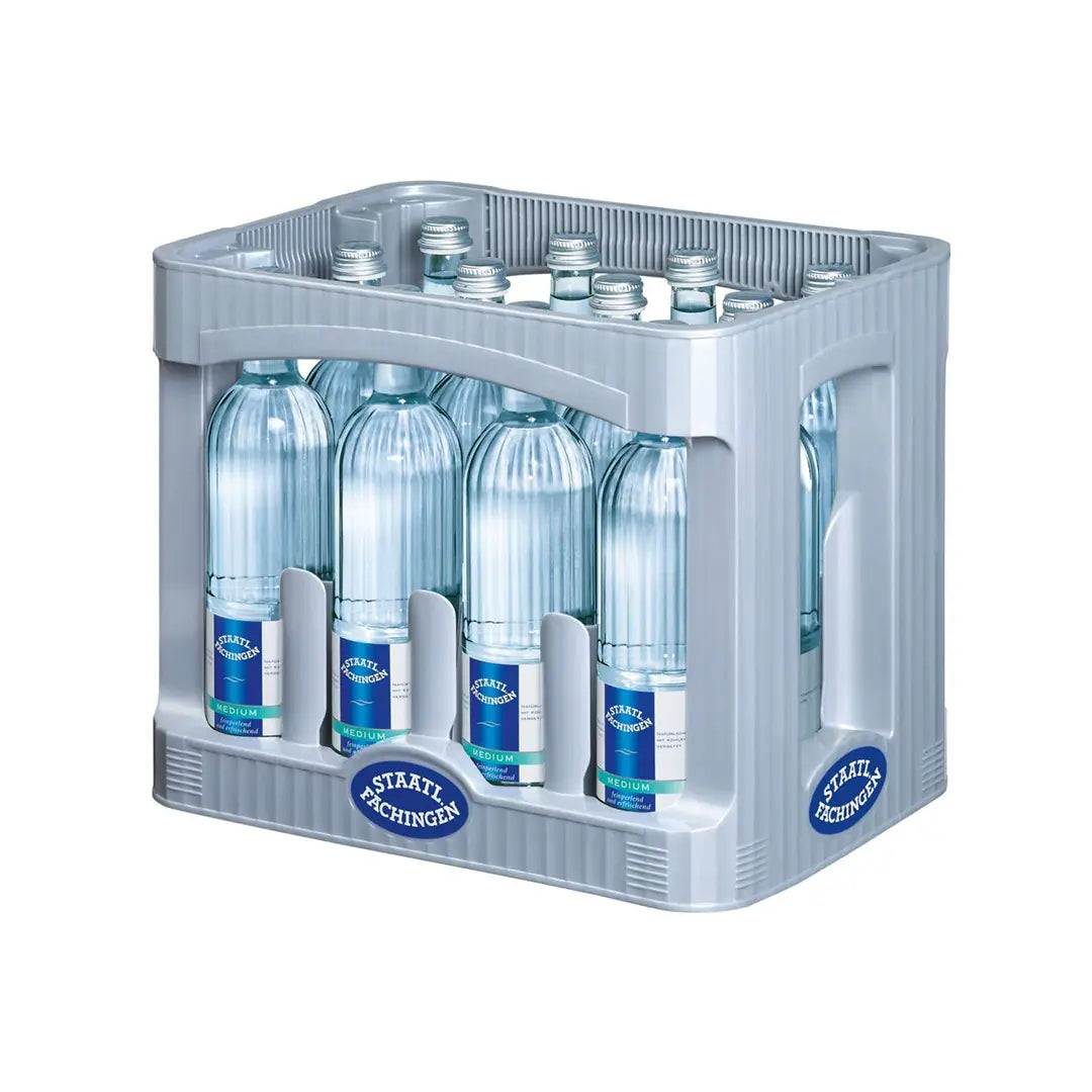 Staatl. Fachingen Classic 12 x 0,7 L – Heilwasser mit viel Kohlensäure im Glas