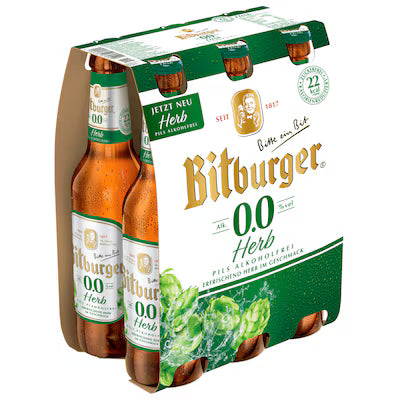 Bitburger Herb 0,0% 24x0,33l