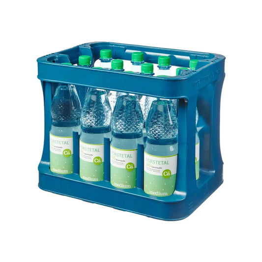Forstetal Medium 12 x 1,0 L – Regionales Mineralwasser mit sanfter Kohlensäure