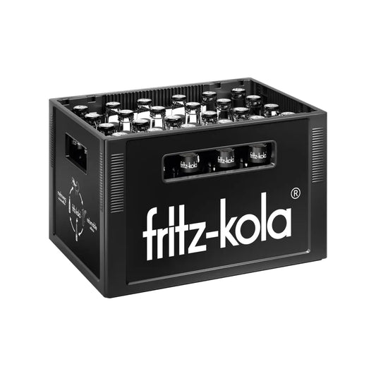 Fritz-Kola 24 x 0,33 L – Koffein-Klassiker in der Glasflasche