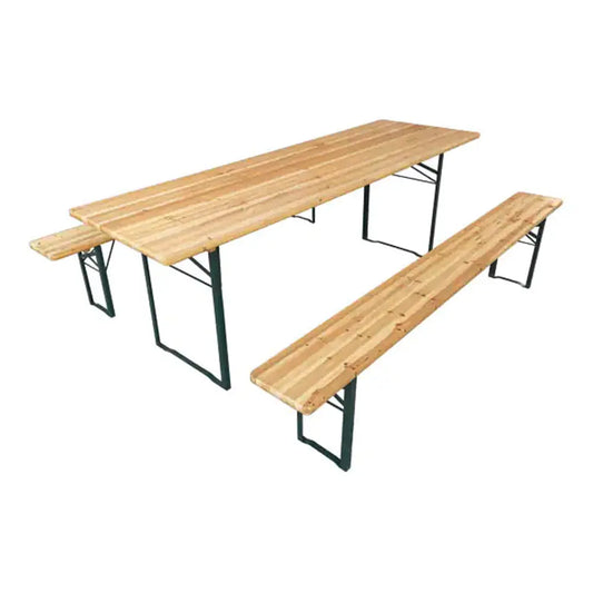 Garnitur (1 Tisch + 2 Bänke)